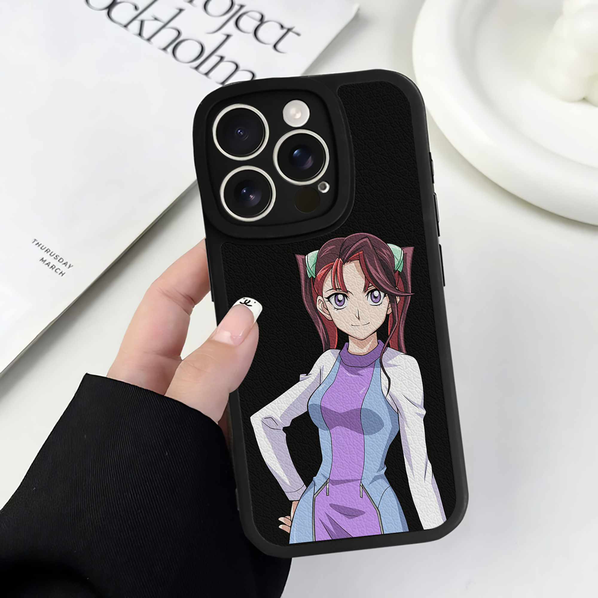 遊☆戯☆王 Yu-Gi-Oh! 【iPhone 16シリーズ対応】シリコンスマホケース（レザー調） 材質：シリコン